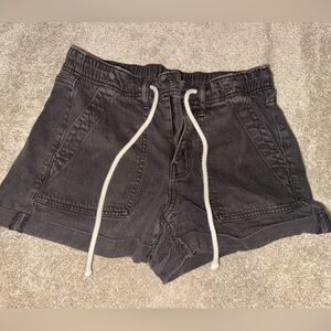 American Eagle Outfitters Black Women's Cargo Shorts